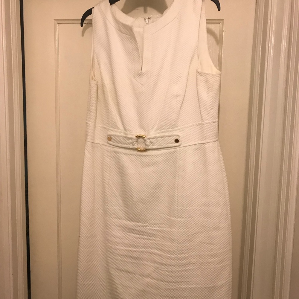 Tahari Dress! White Size 14!